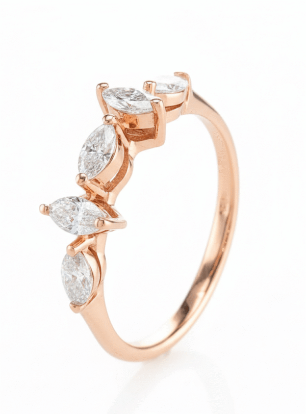 Marquise Leaf Ring R.G