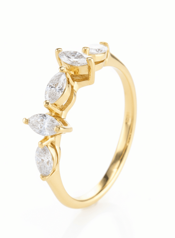 Marquise Leaf Ring Y.G