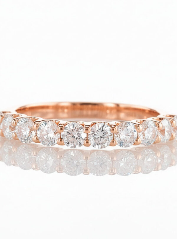 Classic 9 Row ring - rose gold