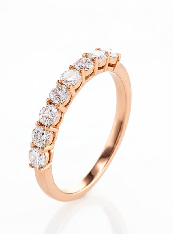 Classic Row Ring rose gold