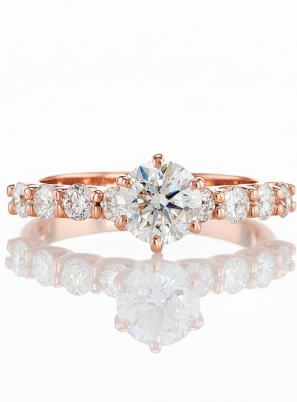 Grandier ring - rose gold