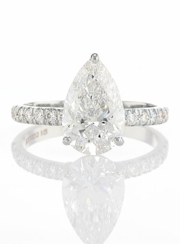 Piro ring - white gold