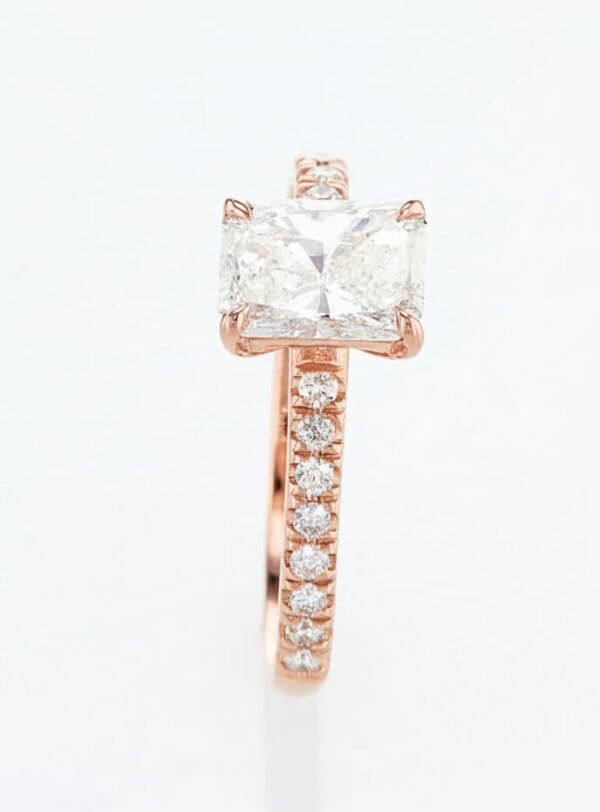 Radier ring - rose gold