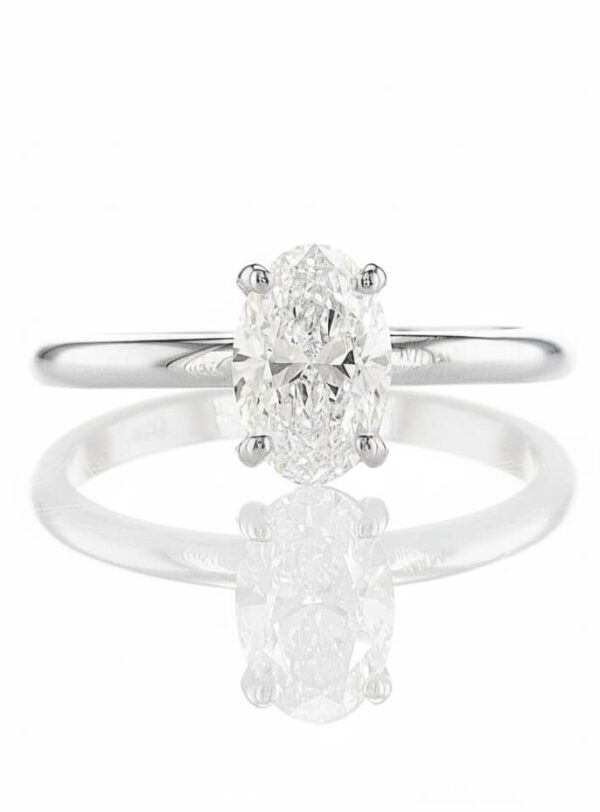 Viny ring - white gold
