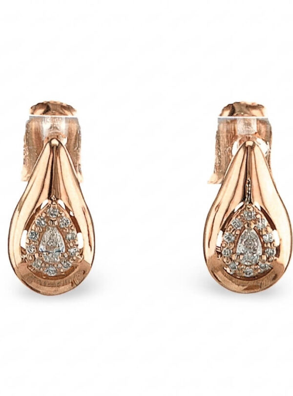 Drops earrings - rose gold
