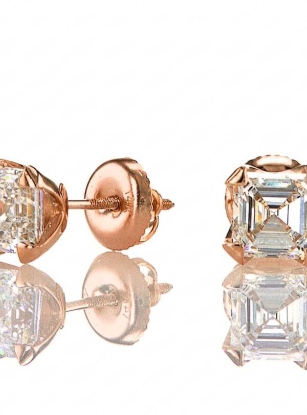 Oshi earrings - rose gold