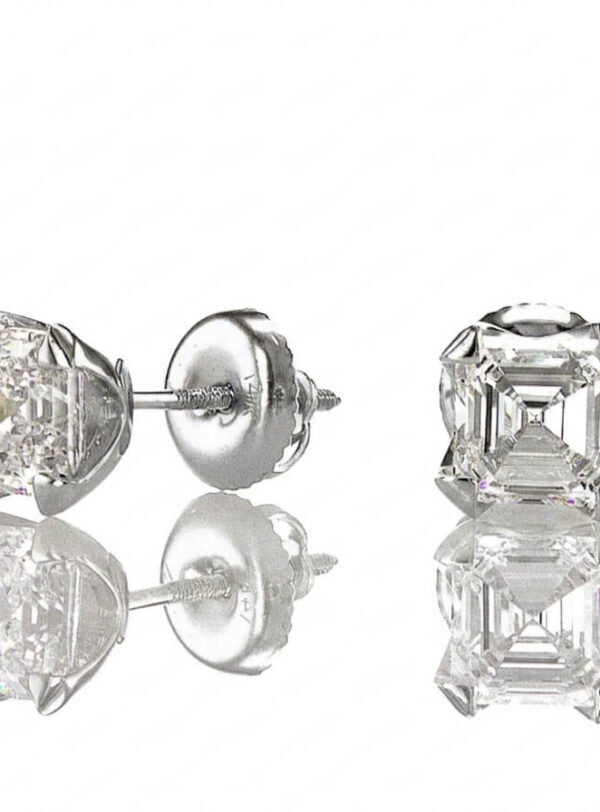 Oshi earrings - white gold